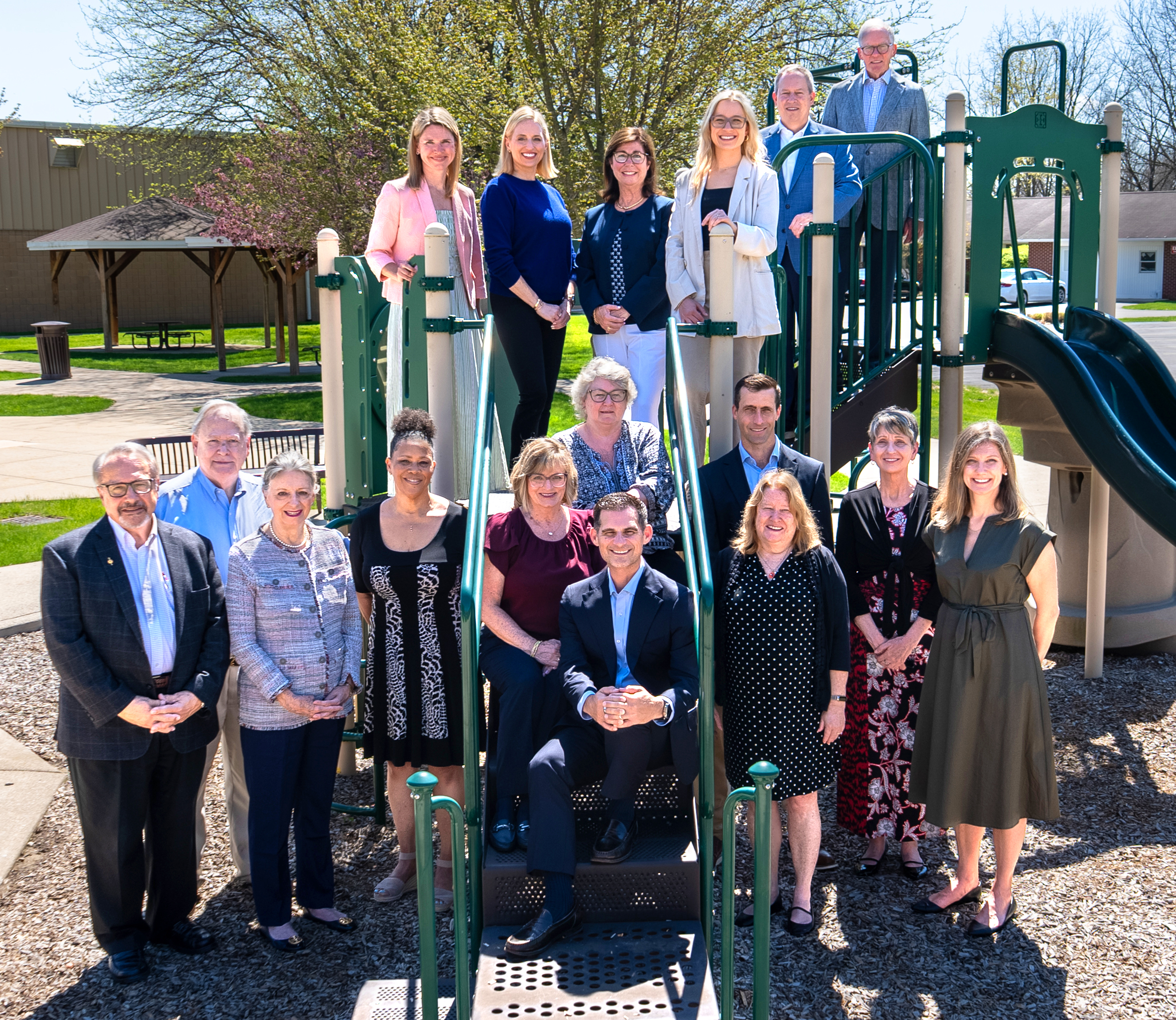 Board together on Playground